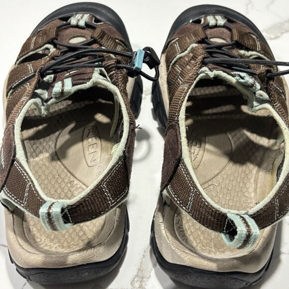 KEEN | Newport H2 Women’s Size 9 Waterproof Hiking Sandals Brown Blue Turquoise - Picture 9 of 15